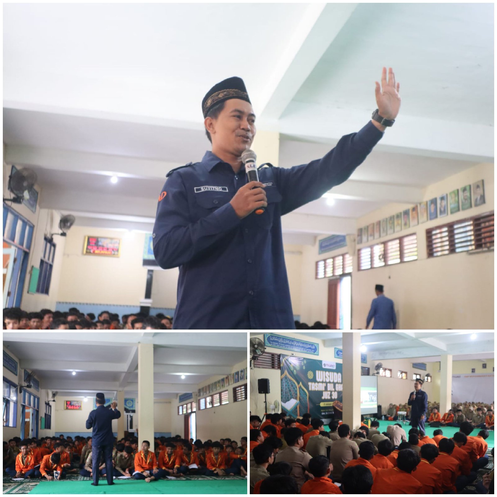 SMP Muhammadiyah 1 Depok Gelar Pengajian Isro’ Mi’roj dan Wisuda Tahfidz Juz 30